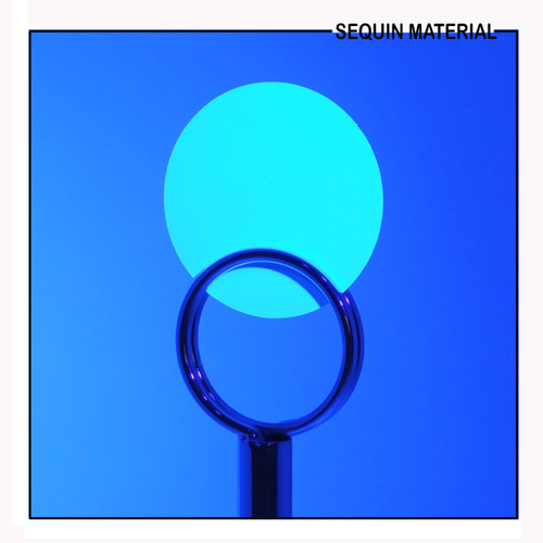 Blue Neon Opaque Sequin Material SequinsUSA