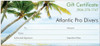 Scuba Gift Certificate