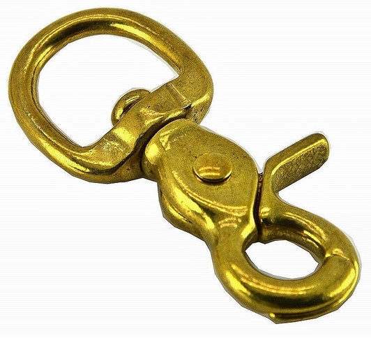 3/4 Brass Lobster Claw Swivel Snap