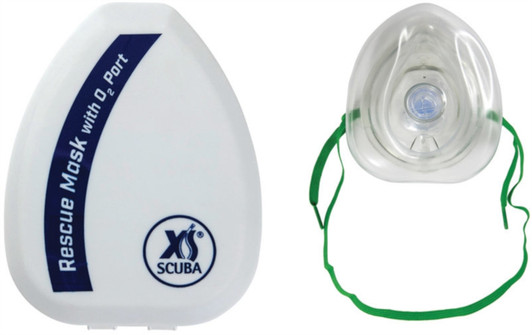 XS Scuba Pocket Rescue Mask with Case