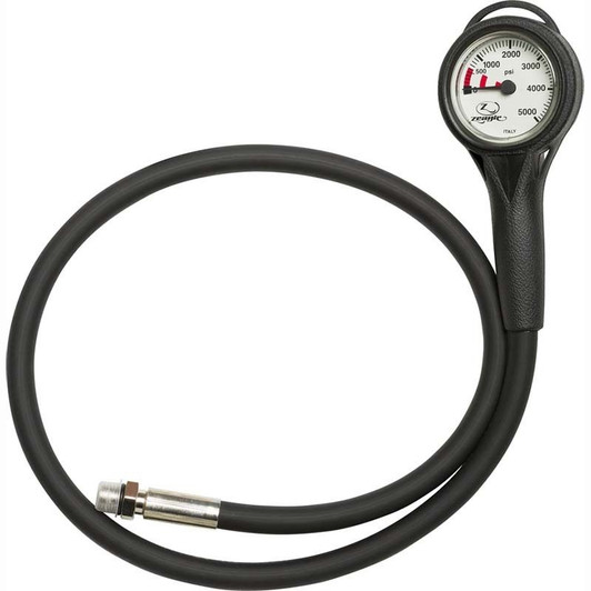Zeagle Single Pressure Gauge and 32" Hose
