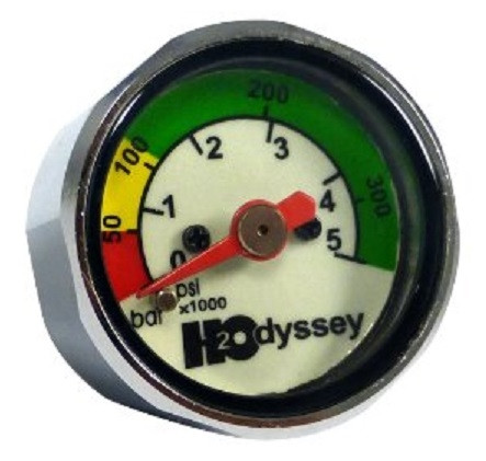 Pony Bottle Pressure Gauge