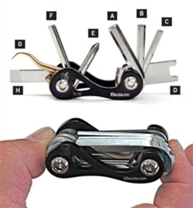 XS Scuba Tank Valve Multi Tool TL110