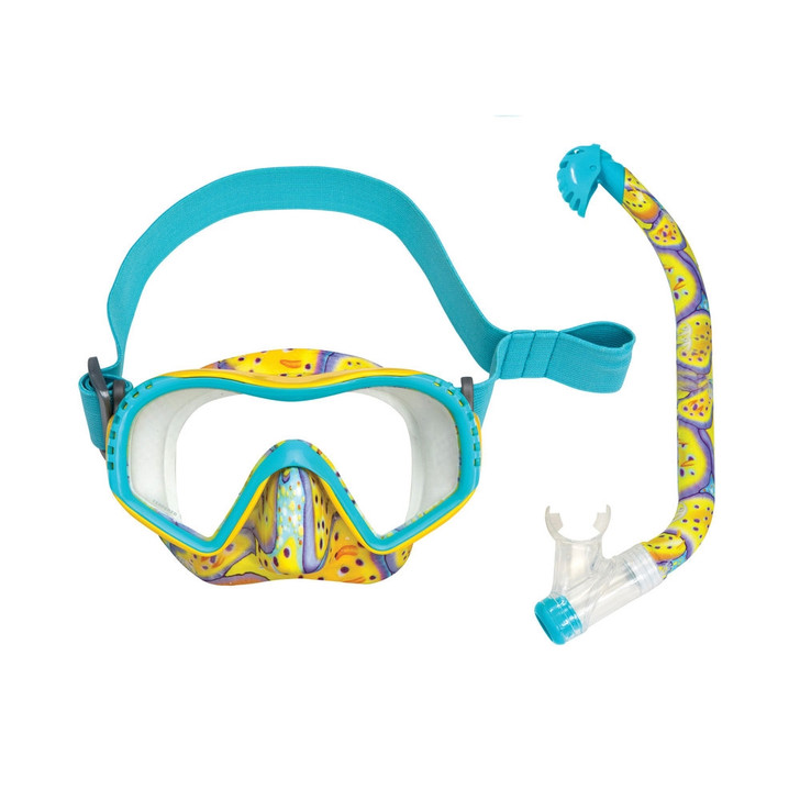 Oceanways Kids Youth Sealife Mask and Snorkel Combo