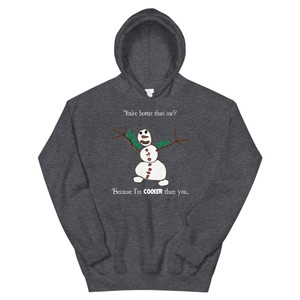 COOLER, dark gray hoodie | Skully & friends COOLER, dark gray hoodie | Skully & friends