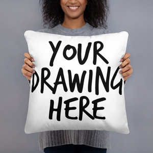 Personalized pillow, 18x18 | Skully & friends Personalized pillow, 18x18 | Skully & friends
