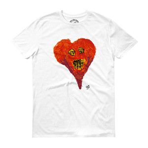 SUPER HEART, White T-shirt | Skully & friends SUPER HEART, White T-shirt | Skully & friends