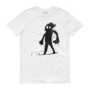 HAIRY SHADOW, White T-shirt | Skully & friends HAIRY SHADOW, White T-shirt | Skully & friends