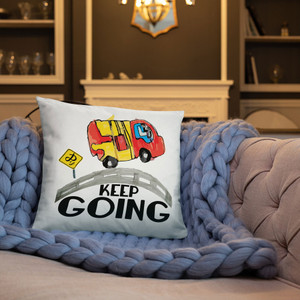 KEEP GOING, White Pillow Real Life | Skully & friends KEEP GOING, White Pillow Real Life | Skully & friends