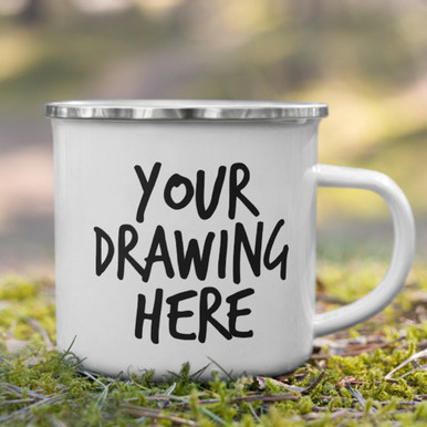 Me and my friends, Kids Drawing Travel Mug by Azima