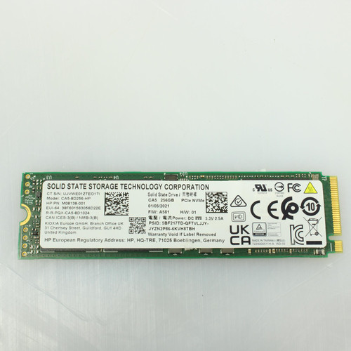 HP CA5-8D256-HP 256GB M.2 NVME SSD Solid State Drive B