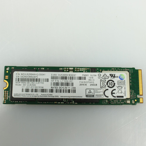 SAMSUNG MZ-VLB2560 256GB M.2 NVME SSD Solid State Drive B