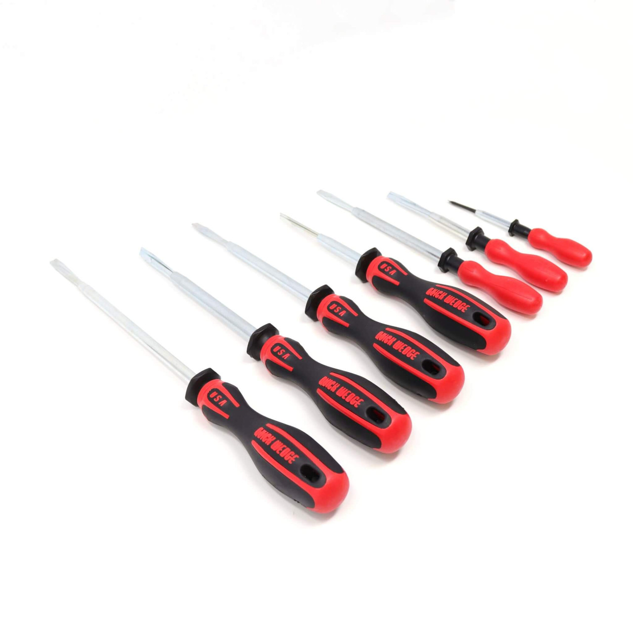 7 Piece Quick-Wedge Screw-holding Screwdriver Set - Quick-Wedge