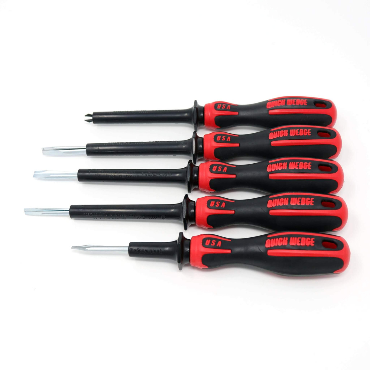 7 Piece Quick-Wedge Screw-holding Screwdriver Set - Quick-Wedge