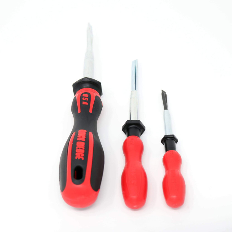 3 Piece QuickWedge Screwholding Screwdriver Set QuickWedge