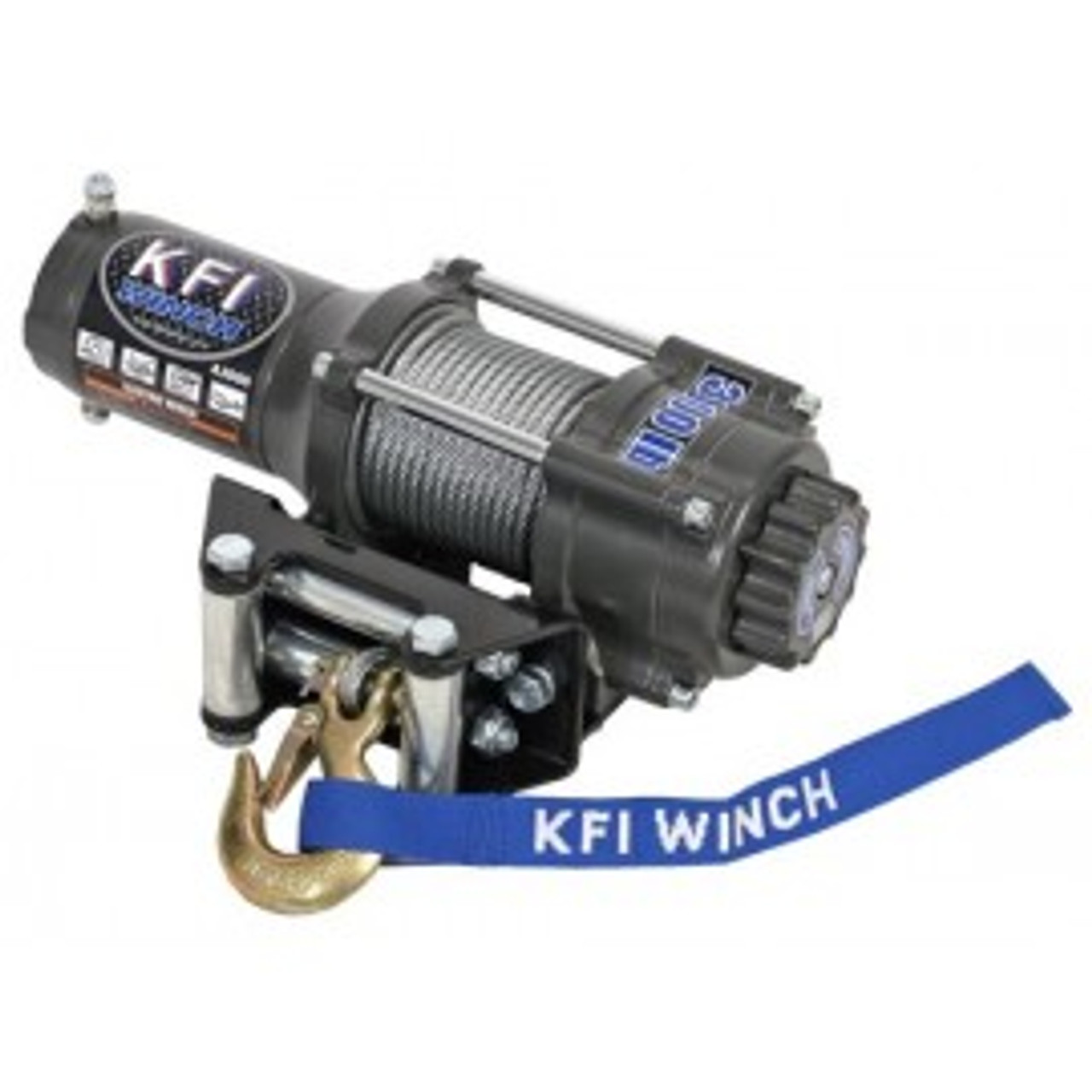 A2000 2000lbs KFI ATV Winch KW2509 J&M ATV/UTV Supply of TN, Inc