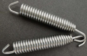 Stainless Steel Exhaust Springs With Swivel Hook, 38MM, 2Pk (ES3800)