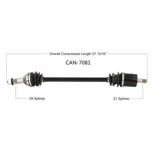 Wide Open Can-Am Complete Axle CAN-7062 - J&M ATV/UTV Supply of TN