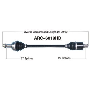 Wide Open Arctic Cat Complete HD Axle ARC-6018HD