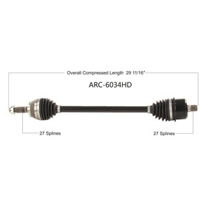 Wide Open Arctic Cat Complete HD Axle ARC-6034HD