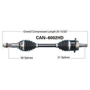 Wide Open Can-Am Complete HD Axle CAN-6002HD