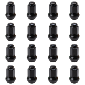 TAPERED BLACK LUG NUT 10mm X 1.25 (17mm)