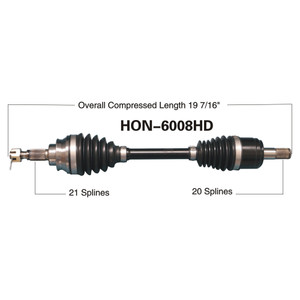 Wide Open Honda Complete HD Axle HON-6008HD