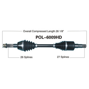 Wide Open Polaris Complete HD Axle POL-6009HD