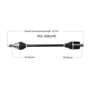 Wide Open Polaris Complete HD Axle POL-6081HD