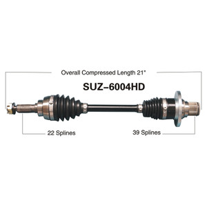 Wide Open Suzuki Complete HD Axle SUZ-6004HD