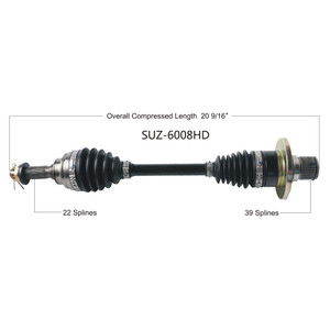 Wide Open Suzuki Complete HD Axle SUZ-6008HD
