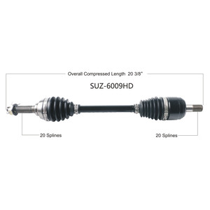 Wide Open Suzuki Complete HD Axle SUZ-6009HD