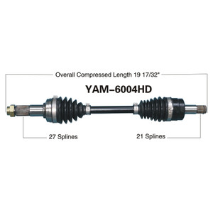 Wide Open Yamaha Complete HD Axle YAM-6004HD