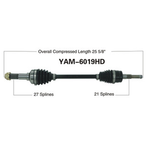 Wide Open Yamaha Complete HD Axle YAM-6019HD