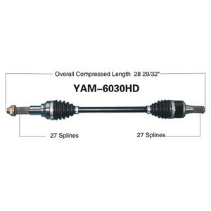 Wide Open Yamaha Complete HD Axle YAM-6030HD