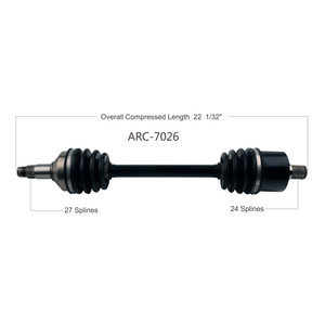 Wide Open Arctic Cat Complete Axle ARC-7026