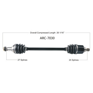 Wide Open Arctic Cat Complete Axle ARC-7030