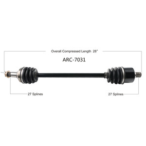 Wide Open Arctic Cat Complete Axle ARC-7031