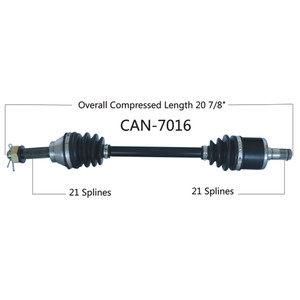 Wide Open Can-Am Complete Axle CAN-7016