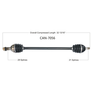 Wide Open Can-Am Complete Axle CAN-7056