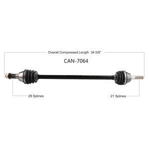 Wide Open Can-Am Complete Axle CAN-7066 - J&M ATV/UTV Supply of TN
