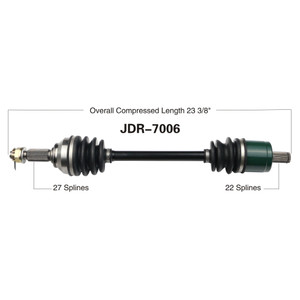 Wide Open John Deere Complete Axle JDR-7006