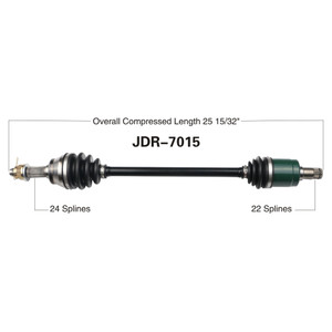 Wide Open John Deere Complete Axle JDR-7015