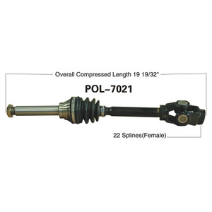 Wide Open Polaris Complete Axle POL-7021
