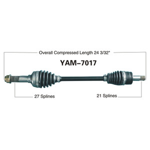 Wide Open Yamaha Complete Axle YAM-7017