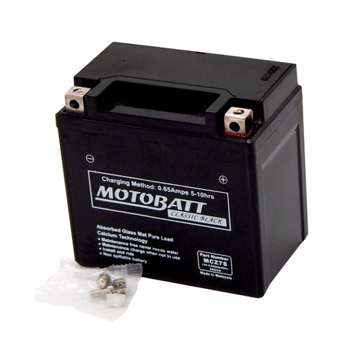 Motobatt Classic Black AGM FA Battery MCZ7S
