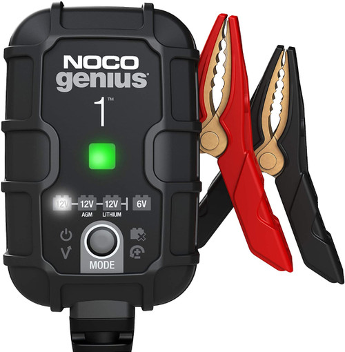 NOCO 1-Amp Battery Charger, Battery Maintainer, and Battery Desulfator