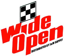 WIDE OPEN STICKER