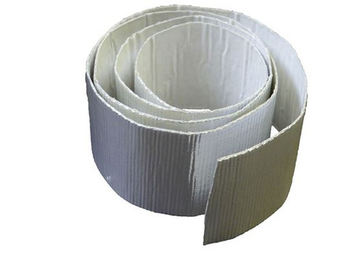 Aluminized Fiberglass Heat Shield W/Adhesive, Roll 2" X 15 Ft. Long X 1/32" Thick (HS1301)