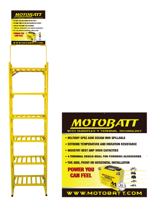 Motobatt Display Stand MB-RACK